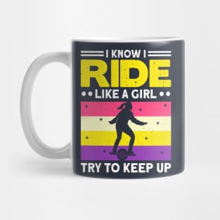 Funny Onewheel Girl Mug